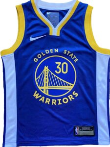 Дитячі баскетбольні джерсі Nike NBA клуб Golden State Warriors №30 Steph Curry Тайланд Blue