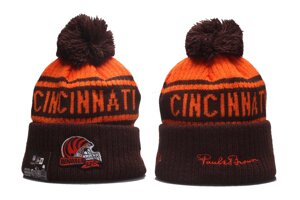 В'язані зимові шапки з логотипами NFL Cleveland Browns