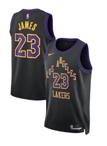 Баскетбольна форма Nike NBA Los Angeles Lakers №23 LeBron James Purple