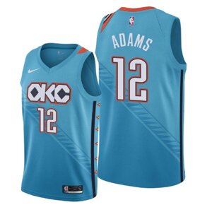 Баскетбольна джерсі Nike NBA OKC Thunder №12 Steven Adams блакитна