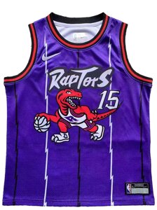 Дитячі баскетбольні джерсі Nike NBA клуб Toronto Raptors №15 Vince Carter Тайланд Purple
