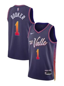 Баскетбольна форма NBA Phoenix Suns №1 Devin Booker Purple