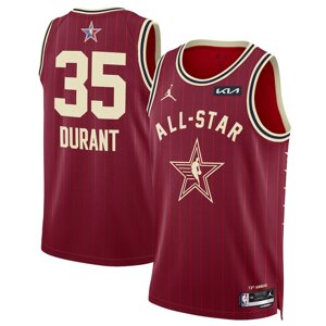 Баскетбольная форма Jordan 2024 NBA All-Star №35 Kevin Durant Red Print