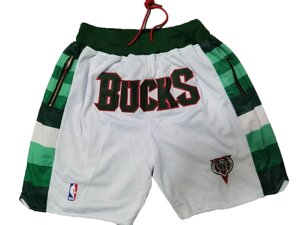 Шорти Milwaukee Bucks Just Don white в Одеській області от компании Basket Family