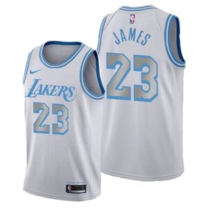 Баскетбольна форма NBA Los Angeles Lakers №23 LeBron James white print