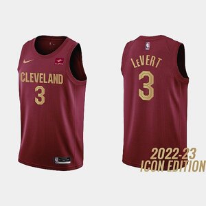 Баскетбольна джерси Nike NBA Cleveland Cavaliers №3 Caris LeVert Brown Print