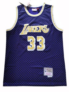 Баскетбольна майка NBA Los Angeles Lakers №33 Kareem Abdul-Jabbar Purple
