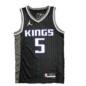 Баскетбольна форма Jordan NBA Sacramento Kings №5 De'Aaron Fox Black Print