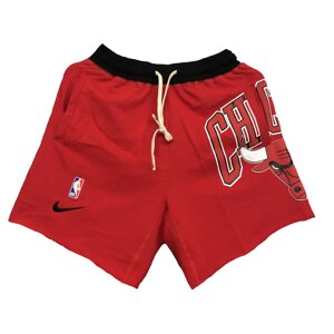 Молодіжні флісові шорти NBA Chicago Bulls Nike Courtside Red.