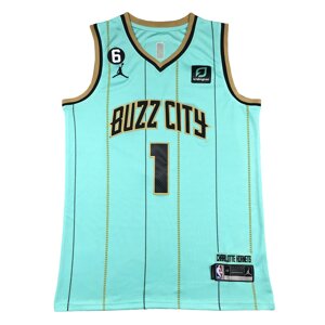 Баскетбольна джерси 2023 Jordan NBA Charlotte Hornets №1 LaMelo Ball turquoise