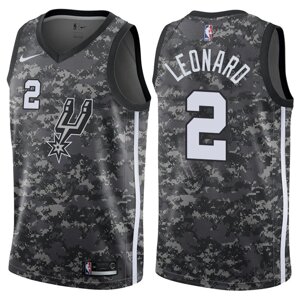 Баскетбольна джерсі Nike NBA San Antonio Spurs №2 Kawhi Leonard grey