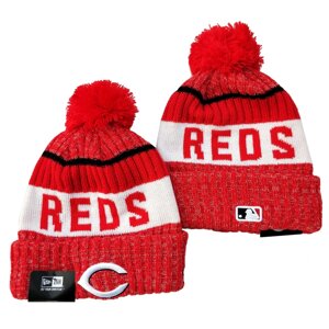 В'язані зимові шапки з логотипами MLB Cincinnati Reds