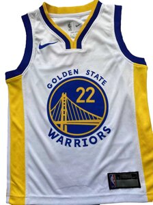 Дитяча баскетбольна форма NBA клуб Golden State Warriors №22 Andrew Wiggins Тайланд White
