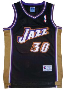 Баскетбольна джерсі NBA Utah Jazz №30 Carlos Arroyo Black