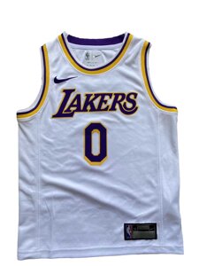 Дитячі баскетбольні джерсі Nike NBA клуб Los Angeles Lakers №0 Russell Westbrook Тайланд White