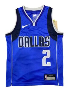 Дитячі баскетбольні джерсі Nike NBA клуб Dallas Mavericks №2 Kyrie Irving Тайланд Blue