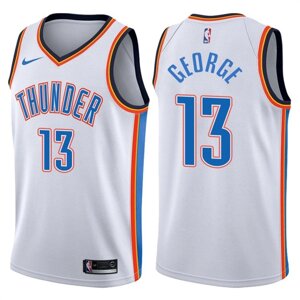 Баскетбольна форма Nike NBA Oklahoma City Thunder №13 Paul George біла