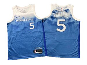 Баскетбольна джерсі Nike NBA Minnesota Timberwolves №5 Anthony Edwards Blue Print