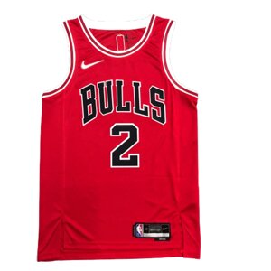 Баскетбольна форма 2021 Nike NBA Chicago Bulls №2 Lonzo Ball City Edition print