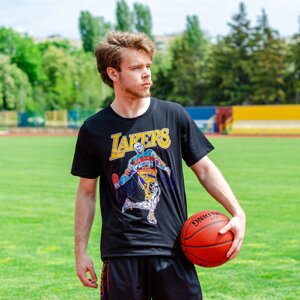 Футболки чорні "Monsters" Los Angeles Lakers NBA в Одеській області от компании Basket Family