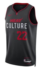 Баскетбольна форма Nike 2023-24 NBA Miami Heat №22 Jimmy Butler Black