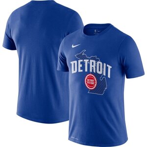 Футболка синього кольору Detroit Pistons NBA №0 Andre Drummond