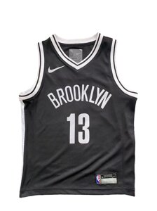 Дитячі баскетбольні джерсі Nike NBA клуб Brooklyn Nets №13 James Harden Тайланд Black