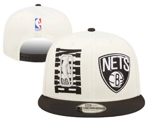 Баскетбольні снепбеки NBA Brooklyn Nets White