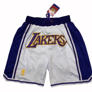 Шорти Los Angeles Lakers Just Don white