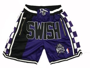 Шорти Sacramento Kings Just Don purple-black