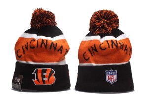 В'язані зимові шапки з логотипами NFL Cincinnati Bengals