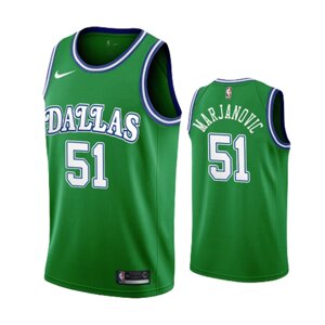 Баскетбольна джерсі Nike Dallas Mavericks №51 Bob Mardjanovich зелена print