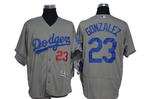 Бейсбольна джерсі MLB Los Angeles Dodgers номера гравців 23,16,22,30,5,66,22 grey and black