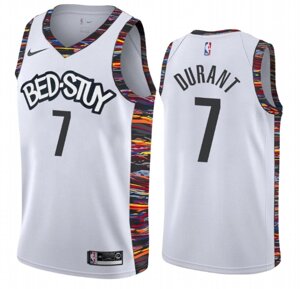 Баскетбольна форма Nike Brooklyn Nets №7 Kevin Durant BED-STUY White