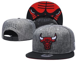 Баскетбольні снепбеки NBA Chicago Bulls Grey
