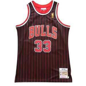 Баскетбольна джерсі New Collection Hardwood Classics NBA Scottie Pippen №33 black and red