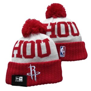 В'язані зимові шапки з логотипами NBA Houston Rockets