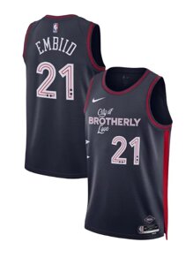 Баскетбольна форма Nike NBA Philadelphia 76ers №21 Joel Embiid Blue