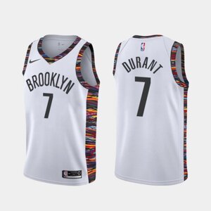 Баскетбольна форма Nike NBA Brooklyn Nets №7 Kevin Durant White