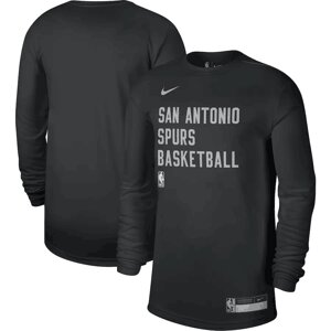 Men's San Antonio Spurs Thunder Nike Practice Legend Performance Long Sleeve T-Shirt
