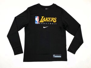 Men's Los Angeles Lakers Nike Black Practice Legend Performance Long Sleeve T-Shirt