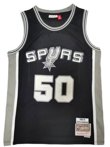 Баскетбольна джерсі NBA San Antonio Spurs №50 David Robinson Black