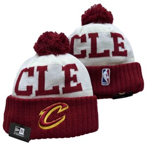 В'язані зимові шапки з логотипами NBA Cleveland Cavaliers
