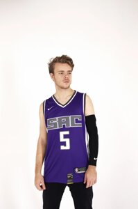 Баскетбольна джерсі Nike NBA Sacramento Kings №5 De "Aaron Fox фіолетова