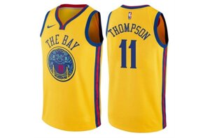 Баскетбольная форма Nike NBA Golden State Warriors №11 Klay Thompson the BAY china желтая