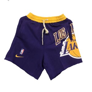 Молодіжні флісові шорти NBA Los Angeles Lakers Nike Courtside Purple
