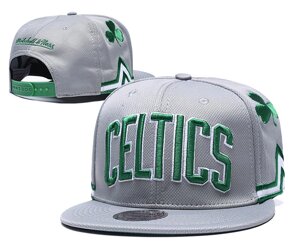 Баскетбольні снепбеки NBA Boston Celtics Grey