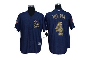 Бейсбольна джерсі MLB St. Louis Cardinals номера гравців 4,1,1,52,50,6,15,16 blue and grey