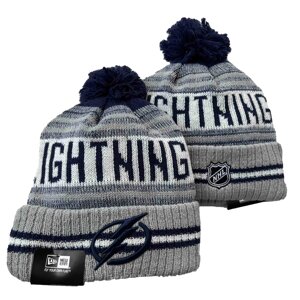 В'язані зимові шапки з логотипами NHL Tampa Bay Lightning
