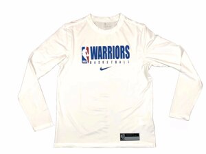 Men's Golden State Warriors Nike White Practice Legend Performance Long Sleeve T-Shirt